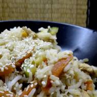Ryz z cukinia i marchewka w 15 min