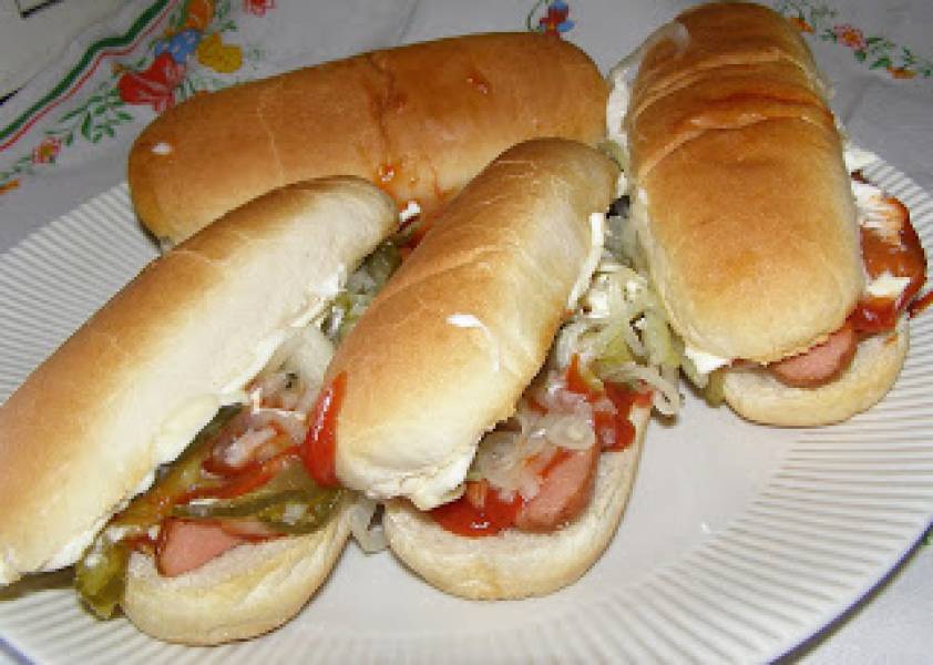 domowe hot-dogi...