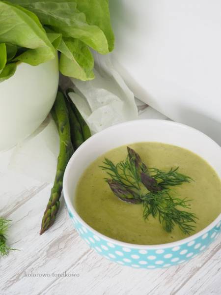 Zupa krem z zielonymi szparagami