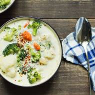 Zupa z kalafiora i brokułu