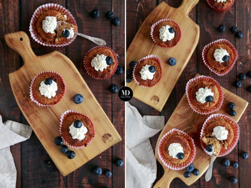 Zdrowe muffinki na mące kokosowej – bez cukru, bez glutenu