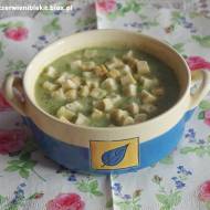 Zupa z zielonego groszku z miętą