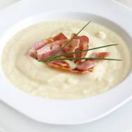 Zupa-krem z białych warzyw z Gorgonzolą