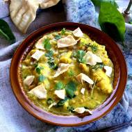 Kalafiorowe curry z szpinakiem