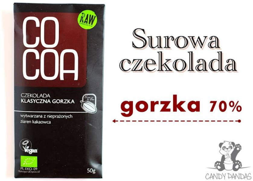 Surowa czekolada klasyczna gorzka – SuroVital (Cocoa)