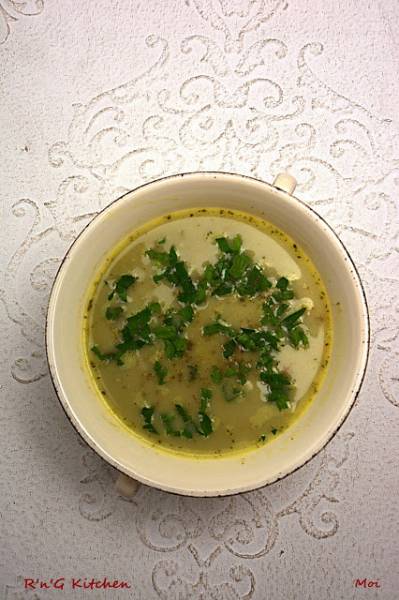 Kremowa zupa z bobu