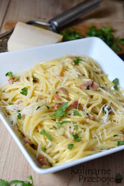 Spaghetti carbonara – oryginalny przepis