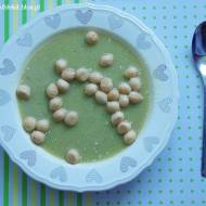 Zupa z zielonych szparagów z mlekiem kokosowym