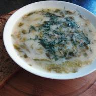 zupa z sałaty - sałata parzona - sałacianka