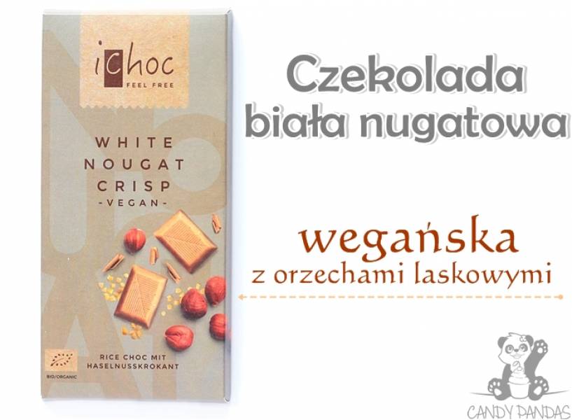 Wegańska czekolada biała, nugatowa na napoju ryżowym - Ichoc