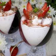 SŁODKI DESER Z GALARETKAMI, OWOCAMI I MASCARPONE