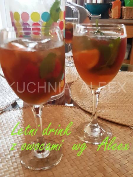 Letni drink z owocami wg Aleex