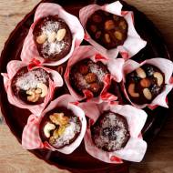 Cukiniowe muffiny z polewą czekoladową