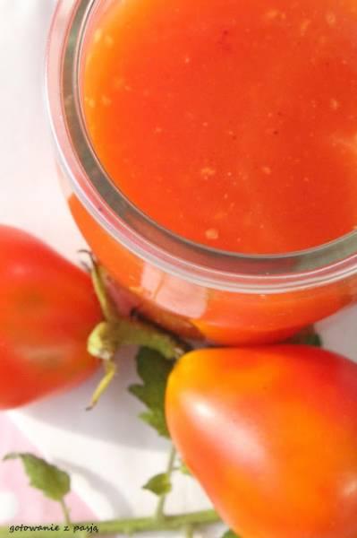przetwory - przecier pomidorowy