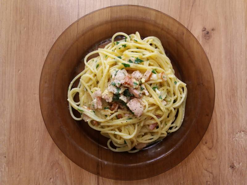 Tradycyjne spaghetti alla carbonara
