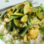 Obiad w 30 minut: Zielona potrawka curry