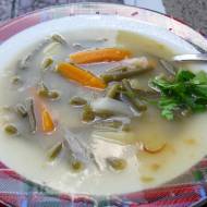 zupa z fasolki szparagowej -wegetariańska