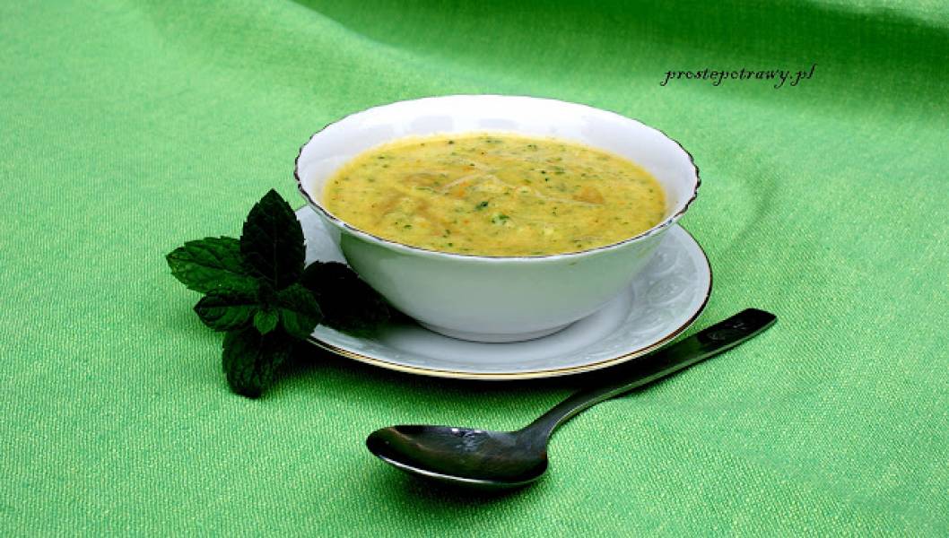 Zupa krem z zielonych ogórków