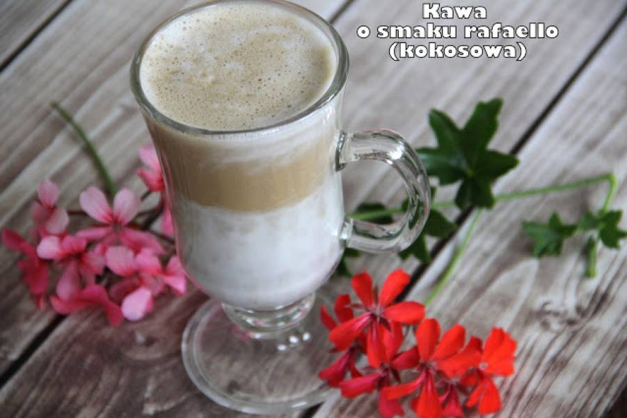Kawa o smaku rafaello (kokosowa)