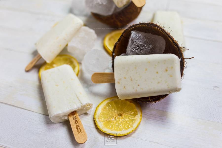 Kokosowo-cytrynowe lody z blendera – lody z 3 składników