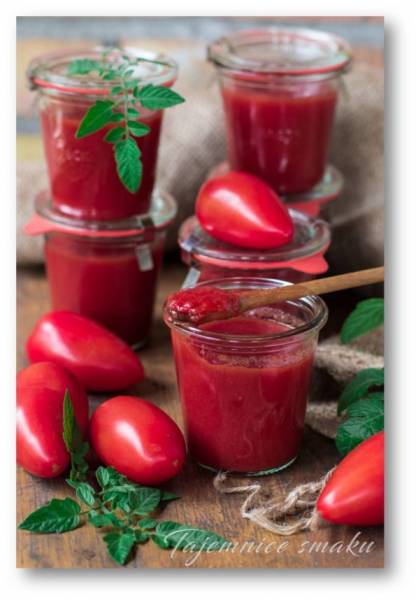 Passata – sos pomidorowy – przecier pomidorowy