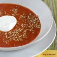 Zupa ze tomatow i apfylziny (Zupa pomidorowo-pomarańczowa)