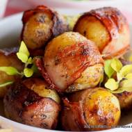 Ziemniaki grillowane w boczku