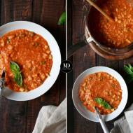 Zupa pomidorowa z fasolką szparagową