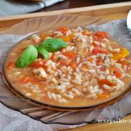 Zupa pomidorowo-paprykowa z piekarnika