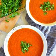 Aromatyczna zupa krem pomidorowa