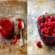 Dżem malinowo-różany / Raspberry jam with a rose