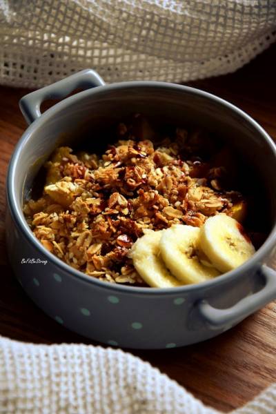 Nektarynkowe crumble – deser idealny FIT