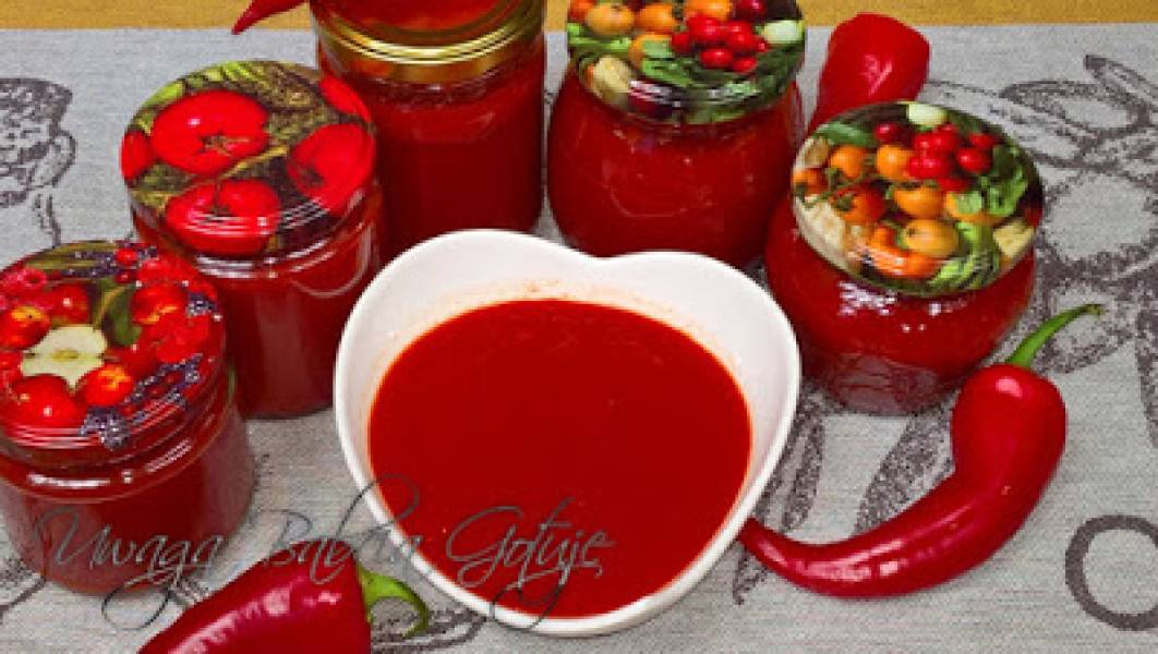 Przepis na ketchup bez cukru - pikantny