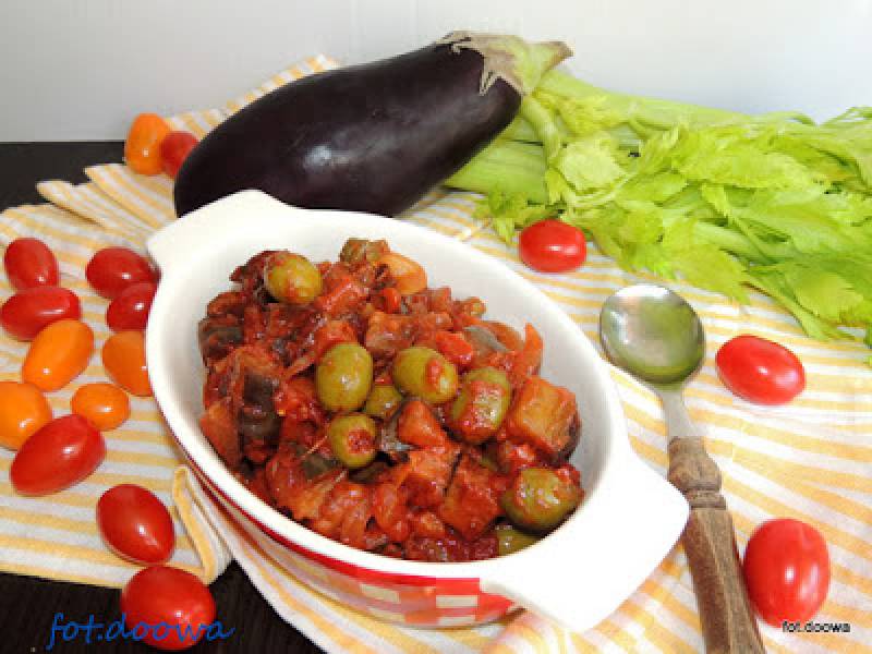 Caponata del Antica Stazione di Ficuzza - Caponata z Antica Stazione w Ficuzzie