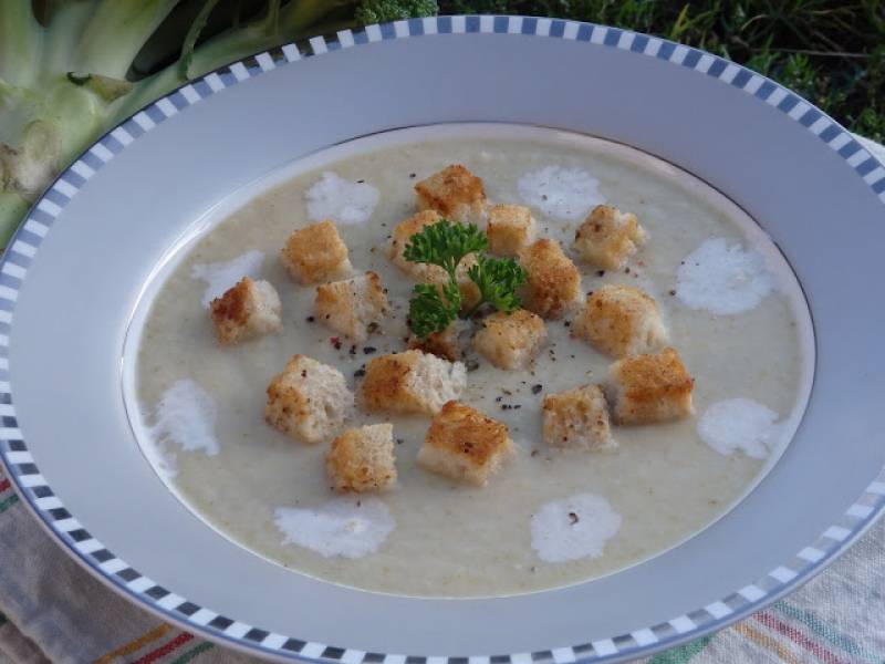 Zupa krem z brokuła i kalafiora