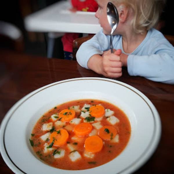 Zupa pomidorowa dla dziecka