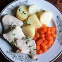 kurczak w marynacie miodowo-orzechowej z parowaru