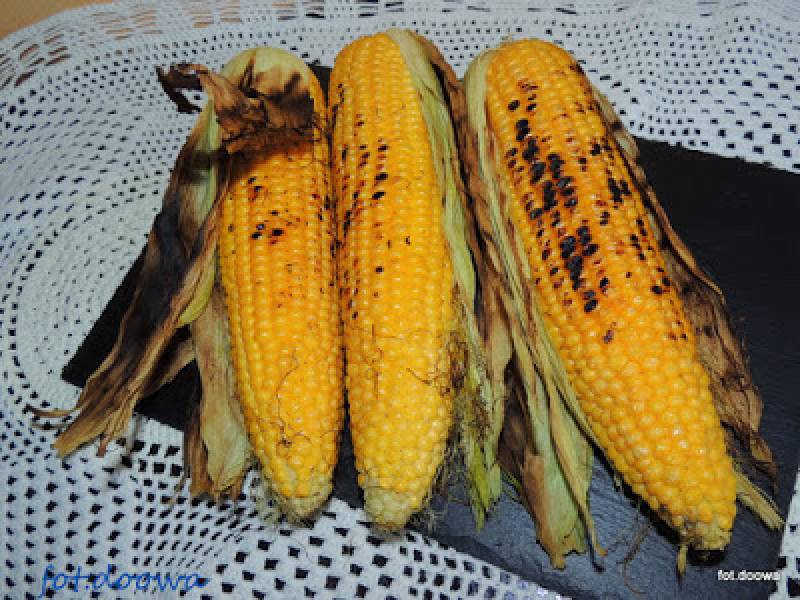 Grillowane kolby kukurydzy