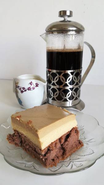 Kawowa rozkosz - ciasto cappuccino.