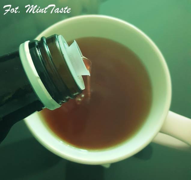 Rozgrzwająca herbata z sokiem