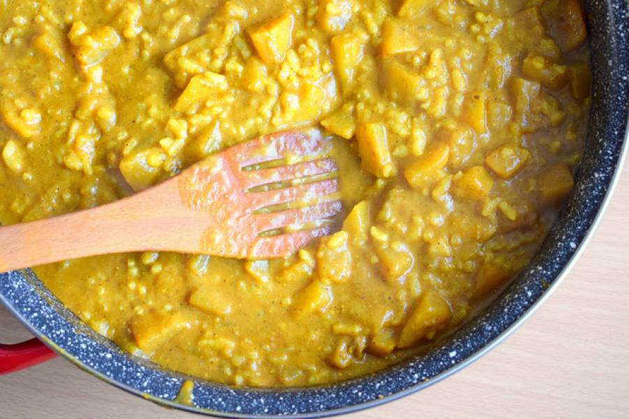 Wegańskie curry z dynią :)