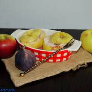 Jabłka zapiekane z serem i figami