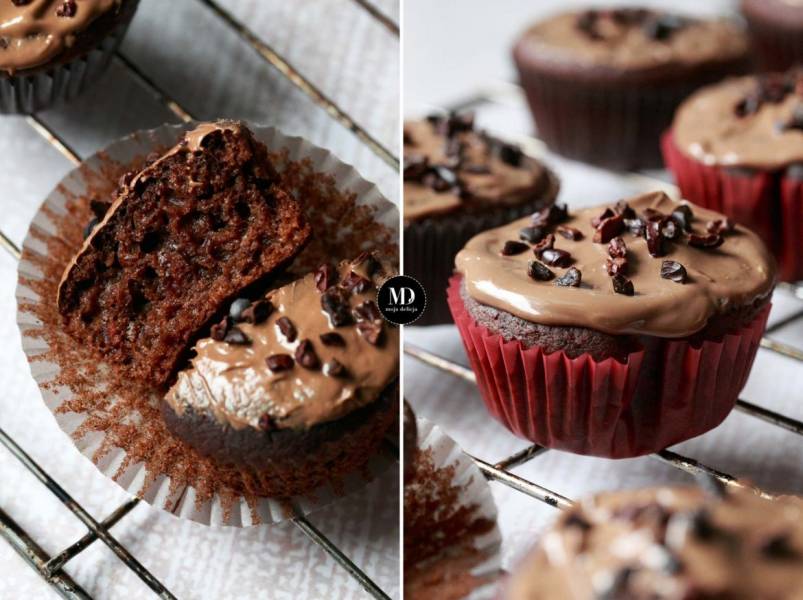 Muffinki czekoladowe – bez miksera