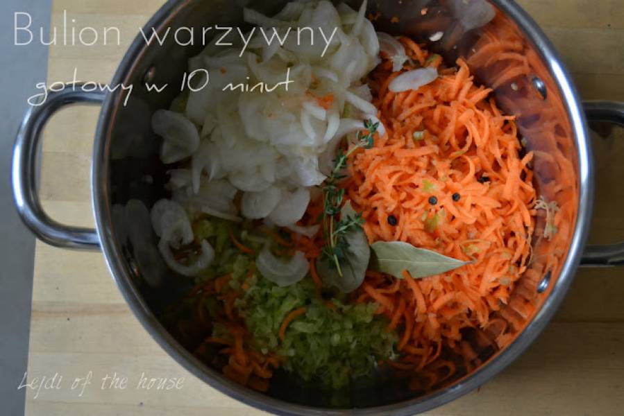 Warzywny wywar w 10 minut...