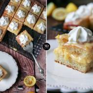 Ciasto cytrynowe z lemon curd i bitą śmietaną – bez miksera
