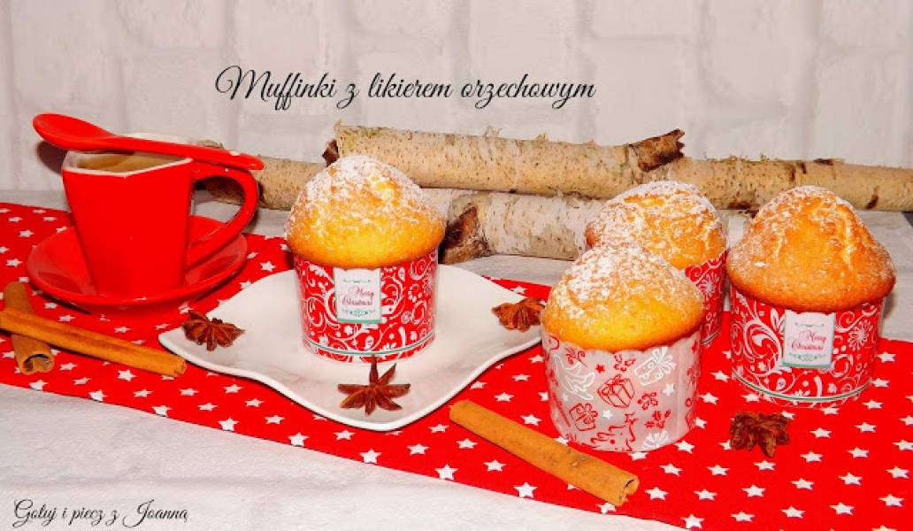 Muffinki z likierem orzechowym