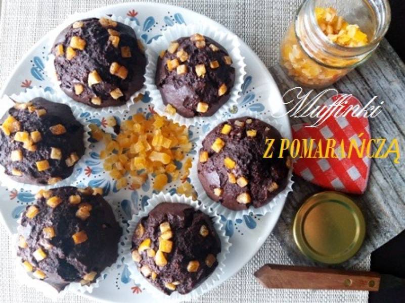 Muffinki czekoladowe z pomarańczą