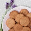 Herbatniki pełnoziarniste orkiszowe z miodem