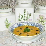 Zupa krem z dyni i białej fasoli