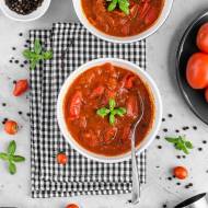 Zupa pomidorowa z pieczoną papryką